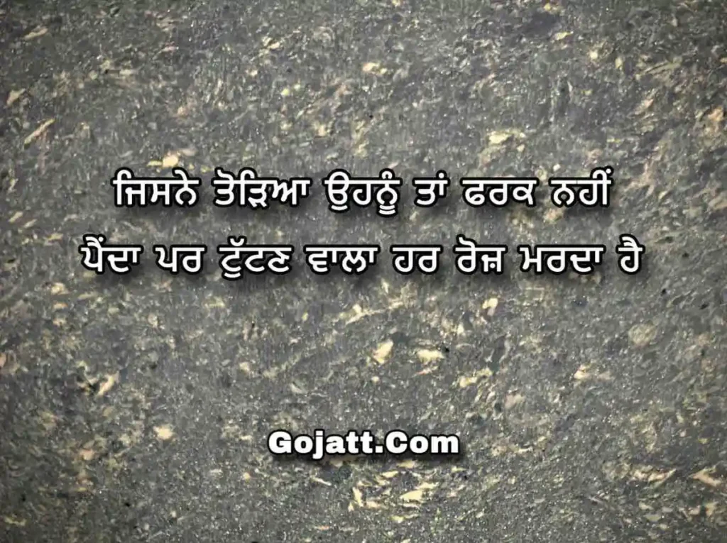 Punjabi Breakup Status