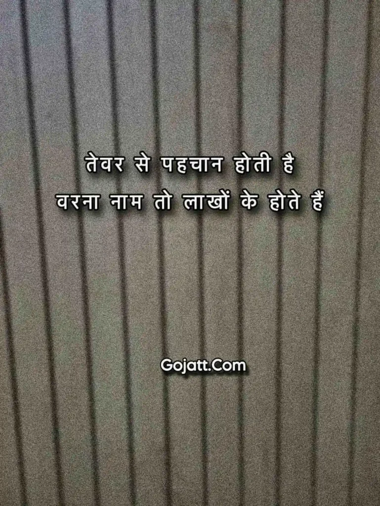 Hindi attitude status
