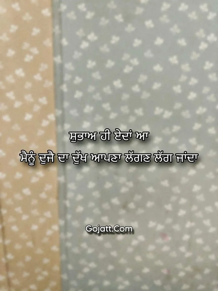 Punjabi sad status