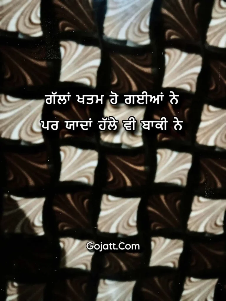 Punjabi sad status